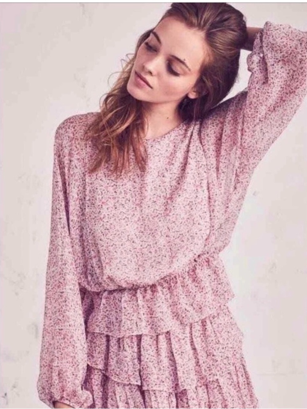 Loveshackfancy Nellie Top floral Pink Blouse NWOT - Picture 4 of 14